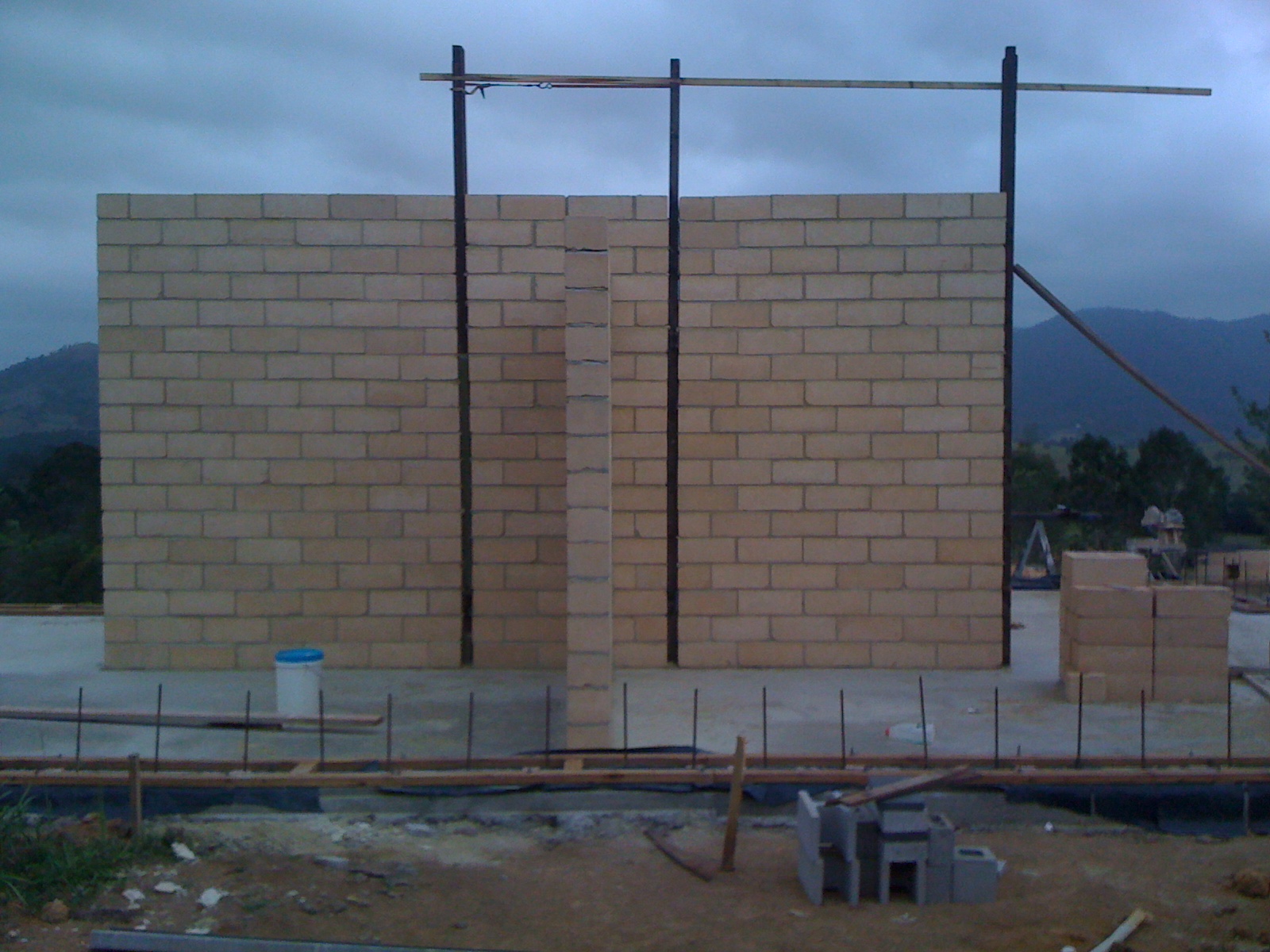 Media room left, study right