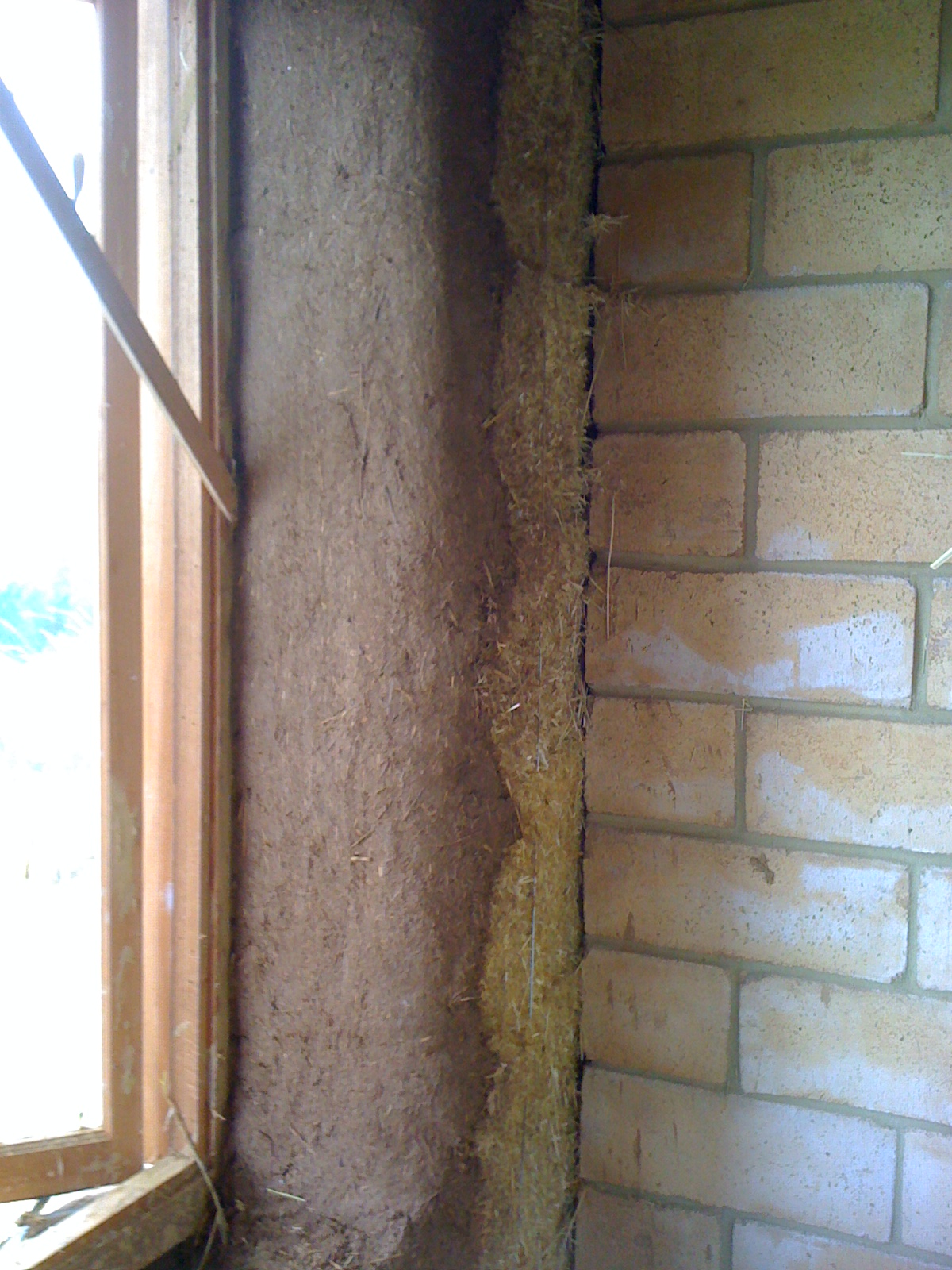 Cob coat on window rounded