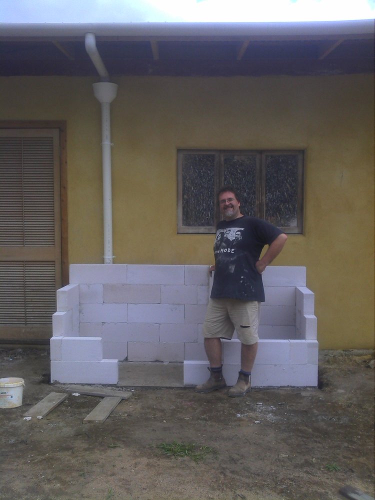 Hebel battery enclosure walls