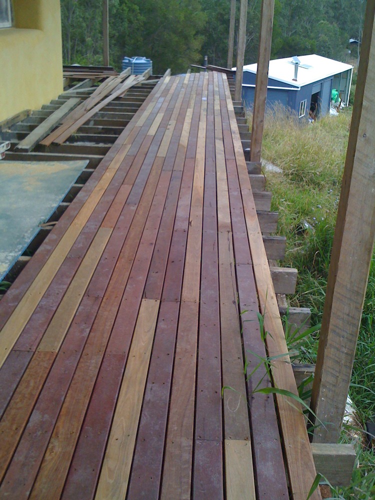 Deck in progress